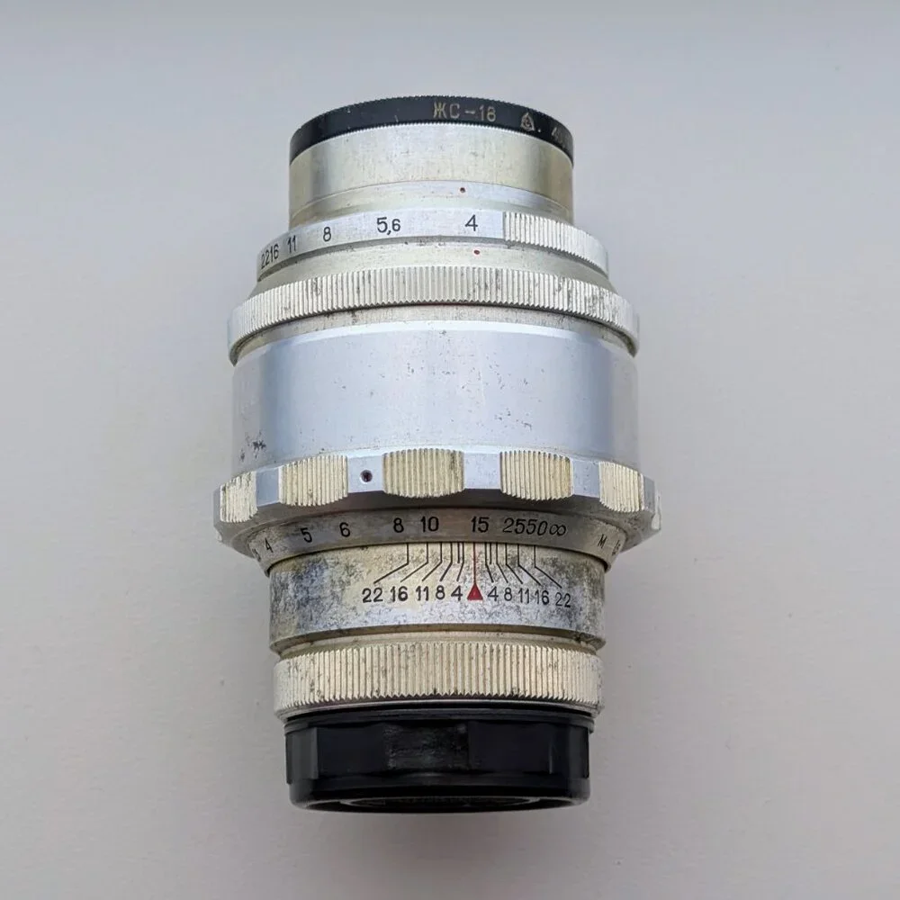 Vintage Russian Soviet USSR Jupiter-11 f4/135mm No. 6100457 Lens With Box